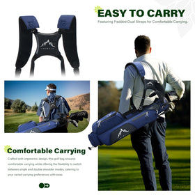 uniHimal Golf Par 3 bag with adjustable straps for personalized carry