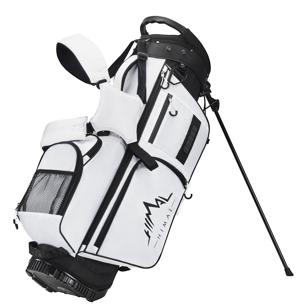 uniHimal golf stand bag with 7-way top dividers keeps clubs organized and protected