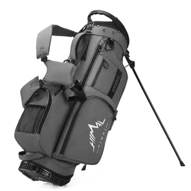 uniHimal golf stand bag with 7-way dividers keeps clubs organized and protected.