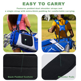uniHimal interchangeable straps reduce shoulder strain on rounds.