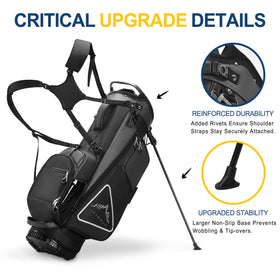 uniHimal large-pocket space stores balls, valuables, and essentials in one organized area.