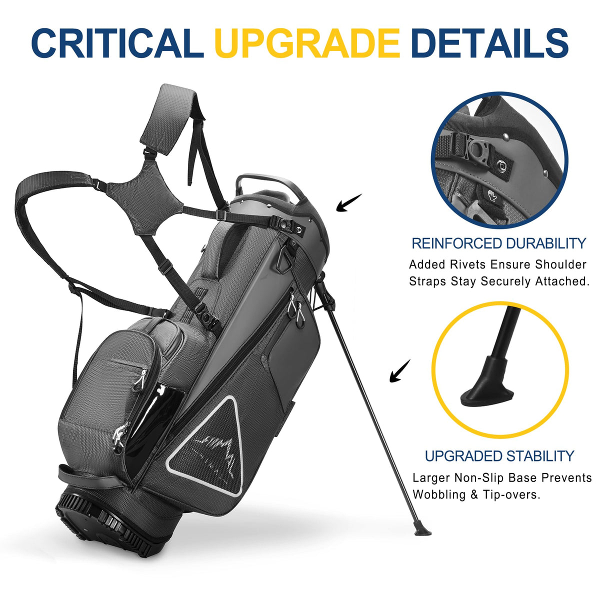 uniHimal Large Pocket Space offers ample storage for gear and drinks