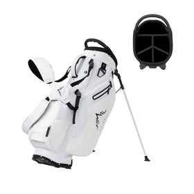 uniHimal lightweight stand bag top with 5 full-length dividers keeps clubs organized
