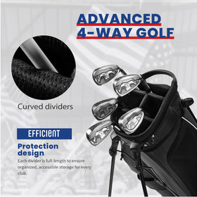 UNIHIMAL top-divider view highlights four full-length dividers protecting clubs