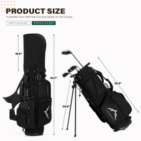 uniHimal golf bag with multiple pockets to store gear and essentials