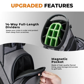 uniHimal padded double-strap bag, ergonomic comfort for long rounds