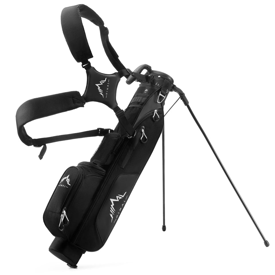 uniHimal Par 3 golf stand bag with retractable legs for quick setup.