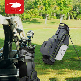 uniHimal Quick-access ball and tee storage speeds setup on course