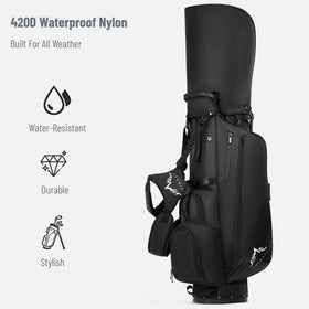 UNIHIMAL rain hood offers extra protection for clubs in wet weather.
