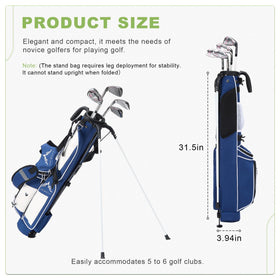 uniHimal Sunday Golf Bag leather construction for durable weather resistance