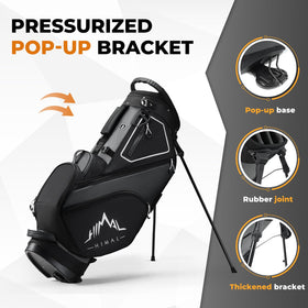 uniHimal upgraded stand buckle simplifies setup and stable base on firm ground