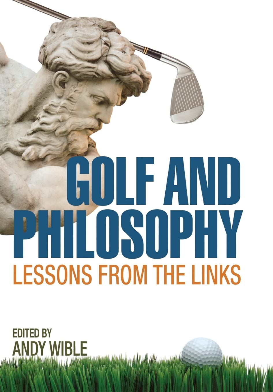 University Press of Kentucky Golf and Philosophy book cover with a green course inviting reflective reading