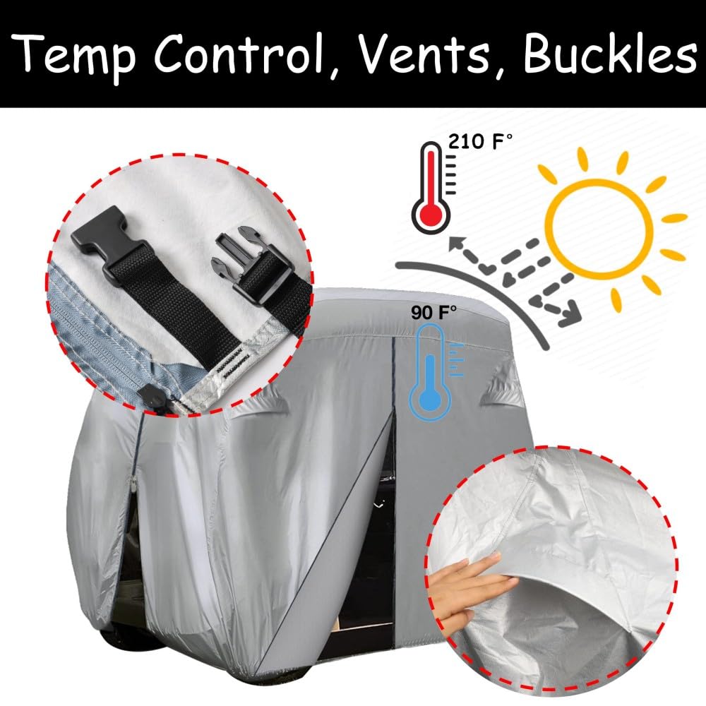 Urby heavy-duty cover with multi-vents and side zips for easy access