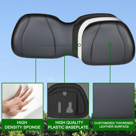 Urgown backrest with high-density sponge offers comfortable seating during rides