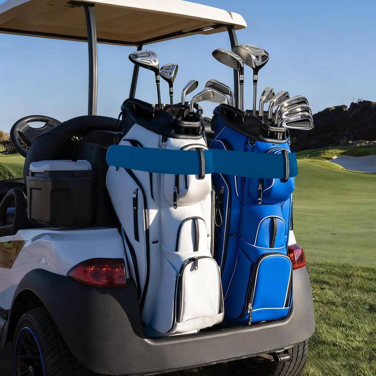 Urgown blue sleeve adds low-profile protection during rounds.
