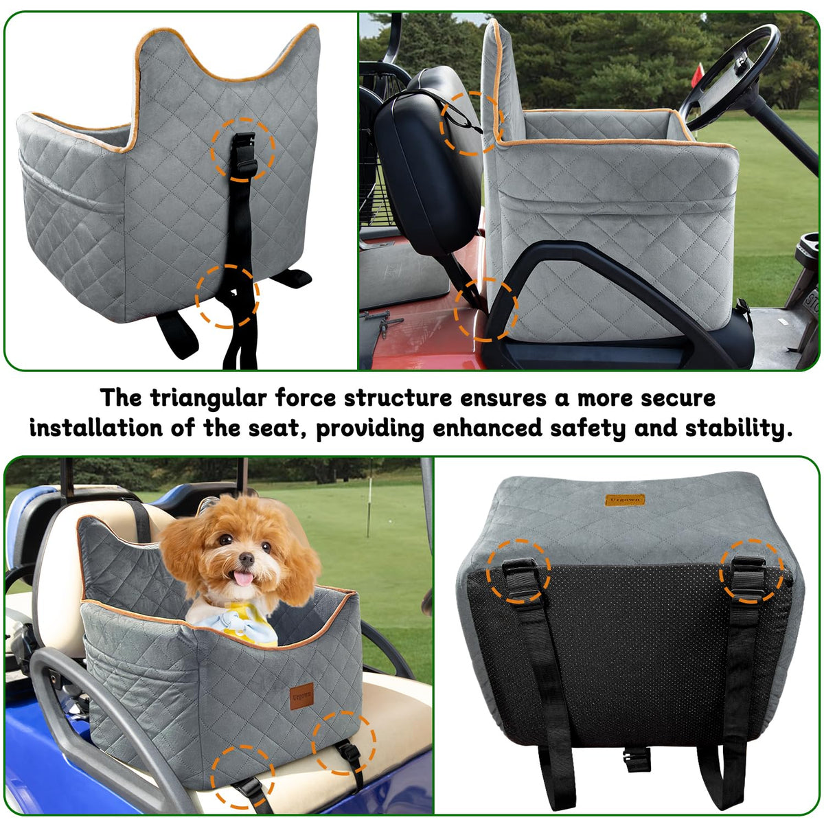Easy installation showing flipping the seat bottom for quick setup.