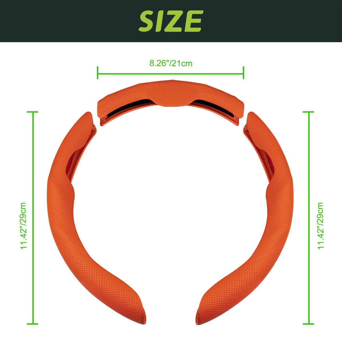 Urgown installation is quick by pressing onto upper left and right sides