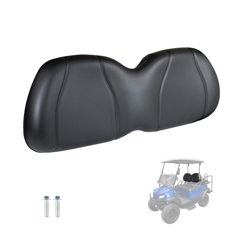 Urgown front seat backrest installed on a Club Car Precedent for enhanced comfort