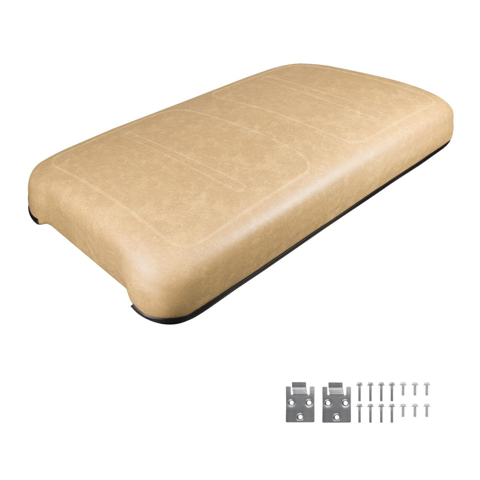 Urgown front seat bottom kit for EZGO TXT/Medalist in tan, upgrade comfort