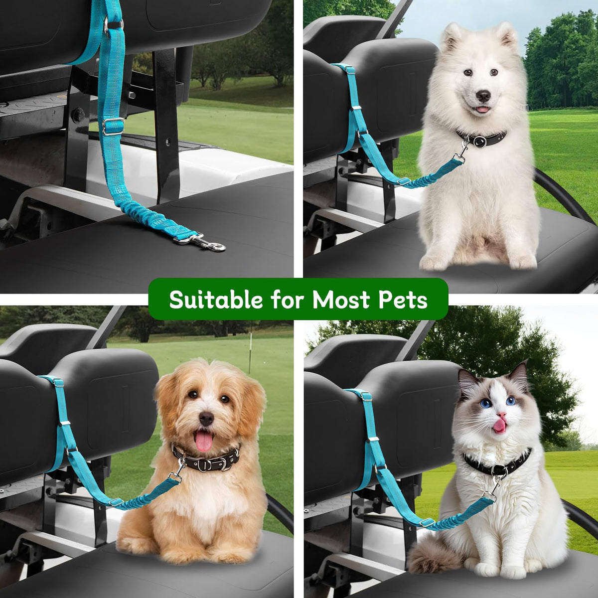 Urgown leash features a 360 swivel buckle to prevent tangles