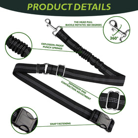 Urgown golf cart dog seat leash military-grade nylon ensures durable daily use.