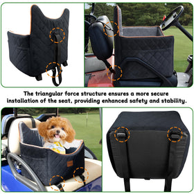 Urgown golf cart seat detachable washable cover shown for easy cleaning after trips.