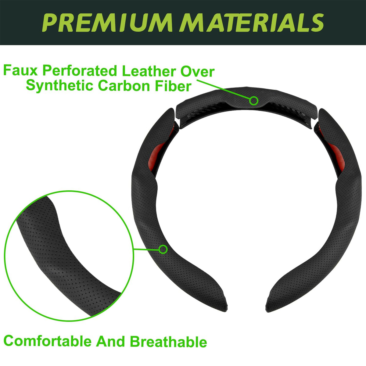 Urgown insulated non-slip cover protects the wheel while keeping hands cool.