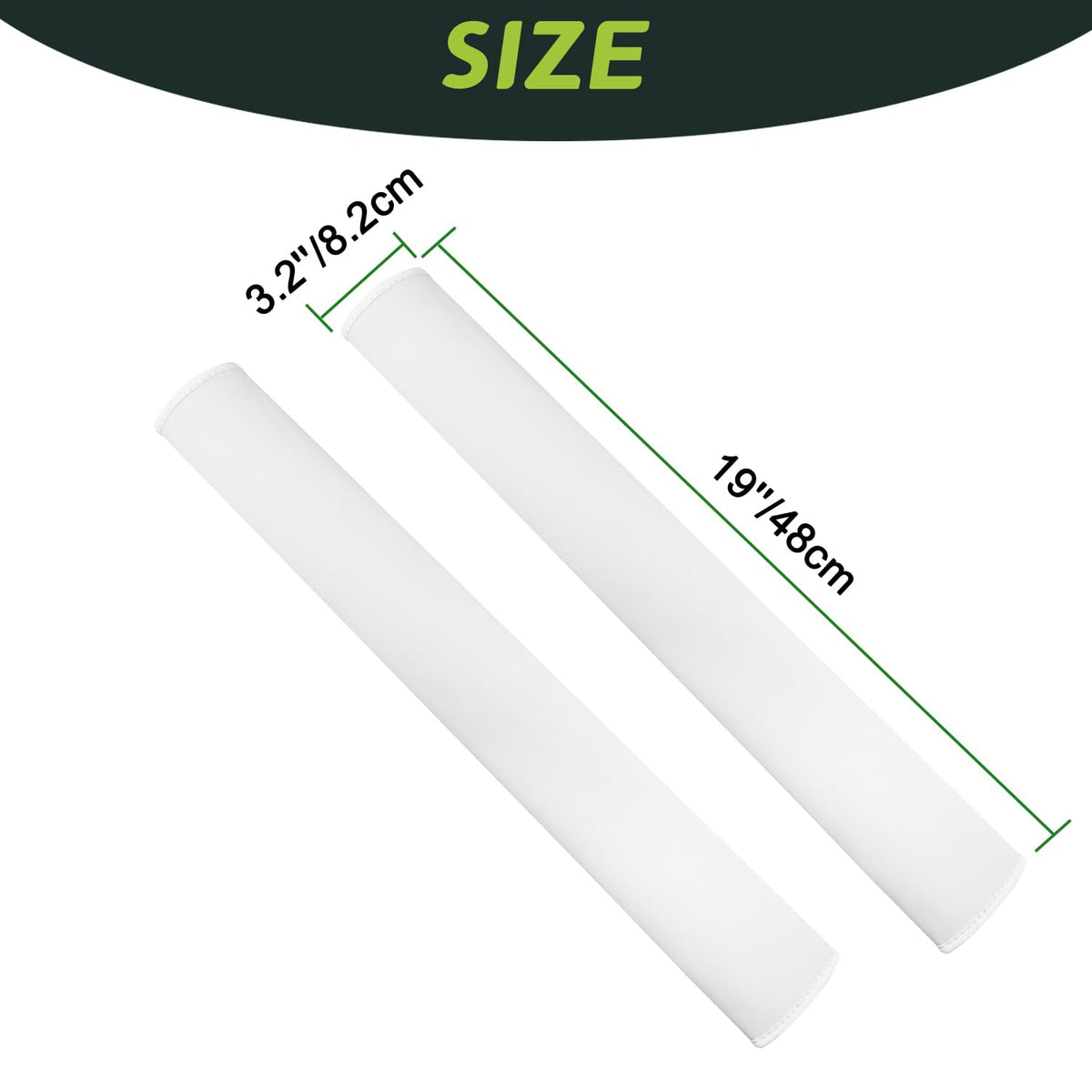 Urgown strap sleeve easy to install slides onto cart straps in seconds