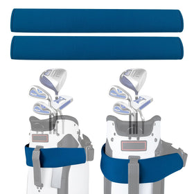 Urgown golf-cart strap sleeve protecting a bag from wear and dirt during a round.