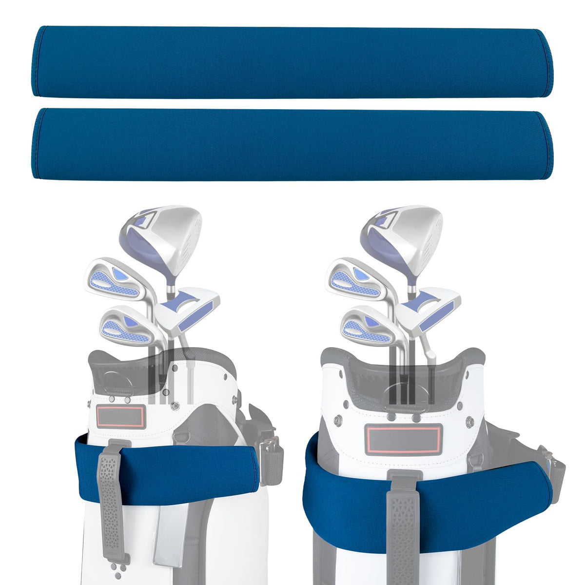Urgown golf cart strap sleeve protects bag from wear and dirt during cart rides.