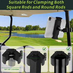 Universal 4-13 inch device compatibility with Urgown golf cart mount
