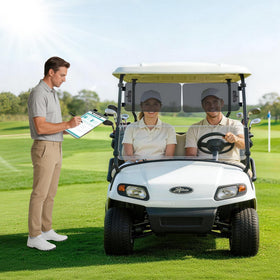 Urgown golf cart visor delivers UV protection and glare relief.