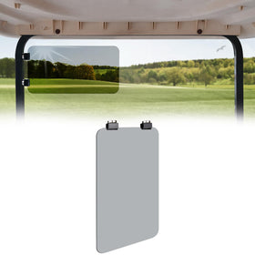 Urgown magnetic golf cart sun visor on front post reduces glare for clearer greens.