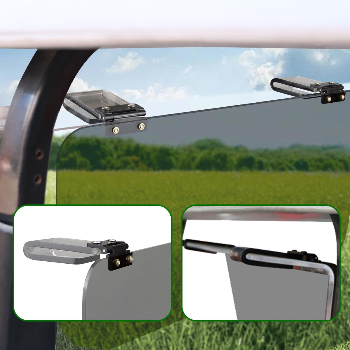 Urgown premium acrylic material close-up highlighting crystal-clear visibility.