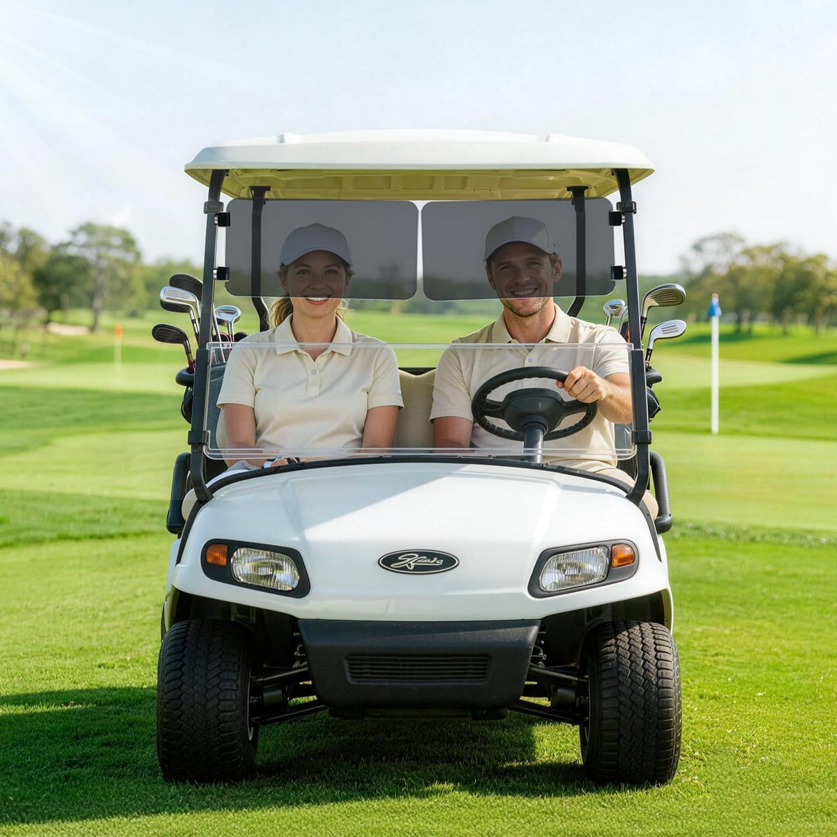 Urgown universal-fit visor works with EZGO Club Car Yamaha
