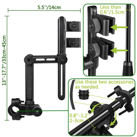 Urgown umbrella holder fits beach chairs and bicycles for on-the-go protection