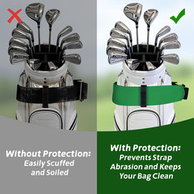 Urgown universal fit sleeve works with standard golf cart straps and bags