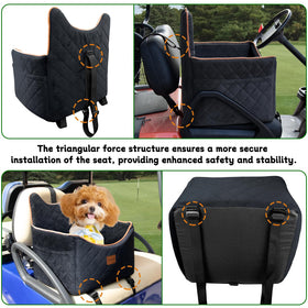 Urgown dog seat detachable cover highlights easy machine washing and quick cleanup.