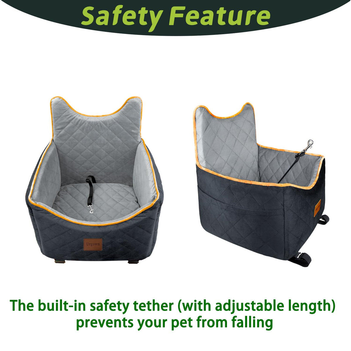 Urgown golf cart seat with flippable bottom makes cleaning easy.