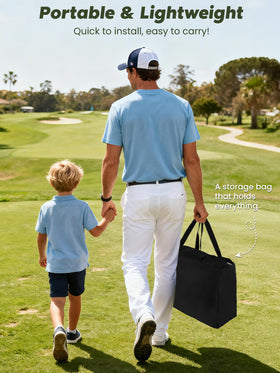 URUQ family backyard golf set enables fun play for all ages