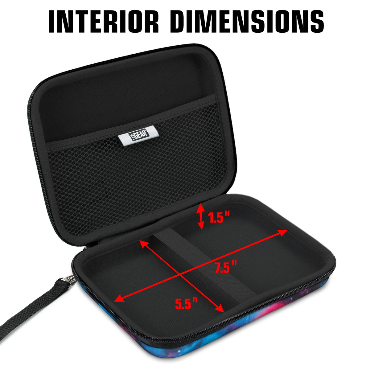 USA Gear Golf Launch Monitor Case compatible with Swing Caddie SC300i and more