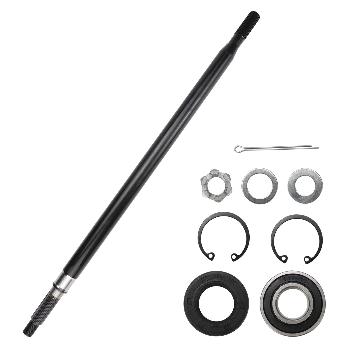 USTAR driver-side axle shaft 20377-G11 for EZGO TXT/Medalist, durable replacement.