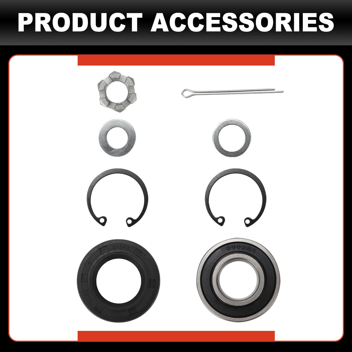 Ready-to-install axle kit supports straightforward maintenance and quicker part swaps.