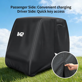 UYA 600D cover fits 2-passenger carts with roofs up to 60 inches