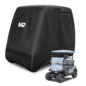 UYA 600D golf cart cover with side-entry zipper for quick access in wet conditions