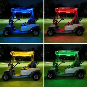 Compatible with EZGO, Yamaha, and Club Car golf carts for versatile lighting.