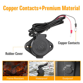 UYA durable copper contacts resist heat and vibration.