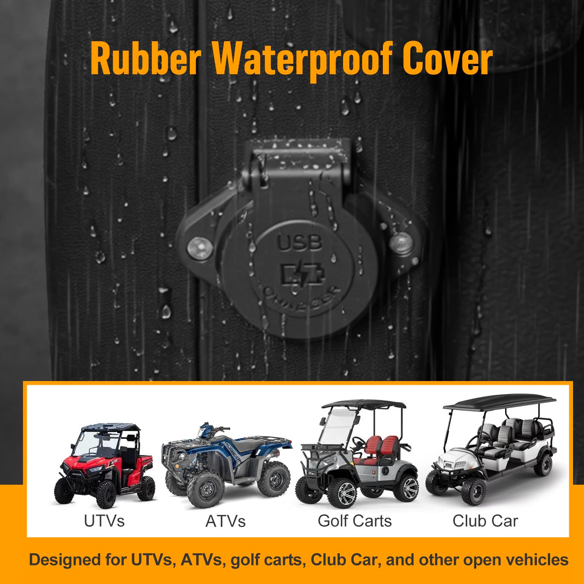 UYA vehicle-grade, flame-resistant housing protects against outdoor use.