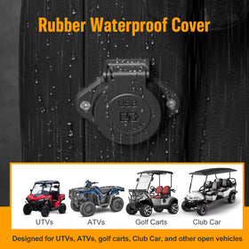 UYA vehicle-grade, flame-resistant housing protects against outdoor use.