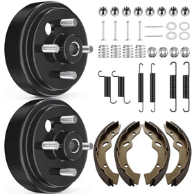 Vaccitect EZGO TXT brake drum kit with hub drums for smooth rear braking